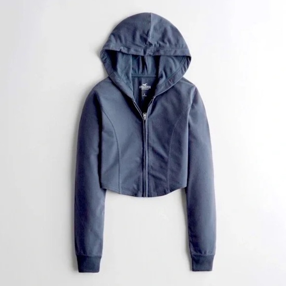Hollister cropped corset hoodie - Picture 1 of 7